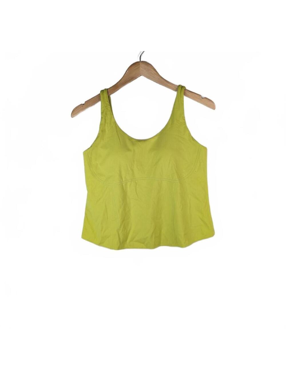 Knix HiTouch Active Contour Tank Top w/ Padded Inserts Yellow Size L